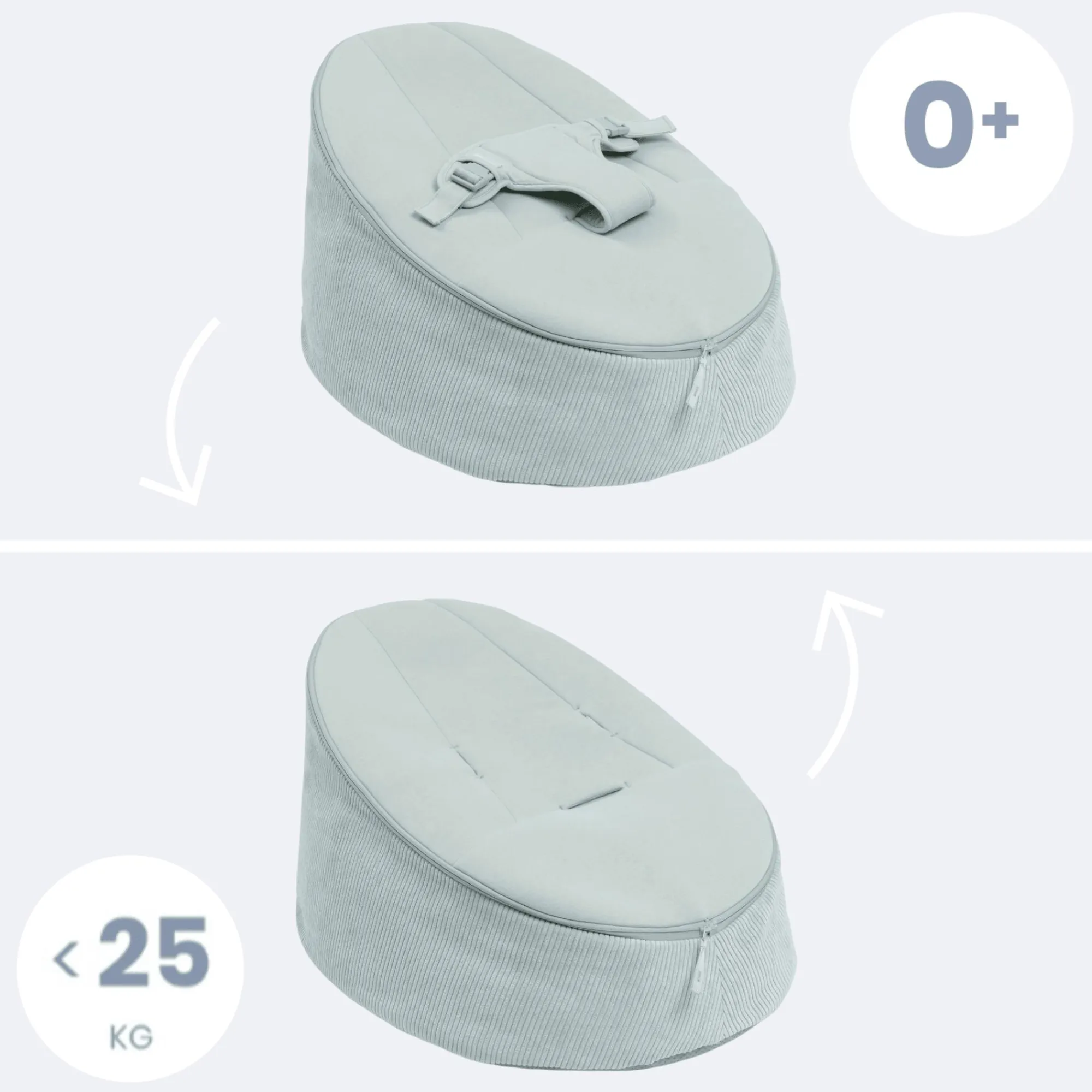 Best Sitzsack Seat'n Grow Green Kinder Kindersitzgruppen|Spielgeräte