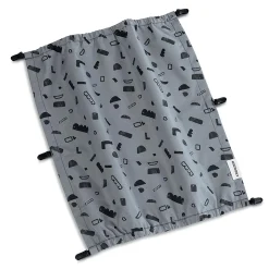 Sale Sonnenschutz Kid Zweisitzer Blue Patterned Fahrradanhänger Zubehör