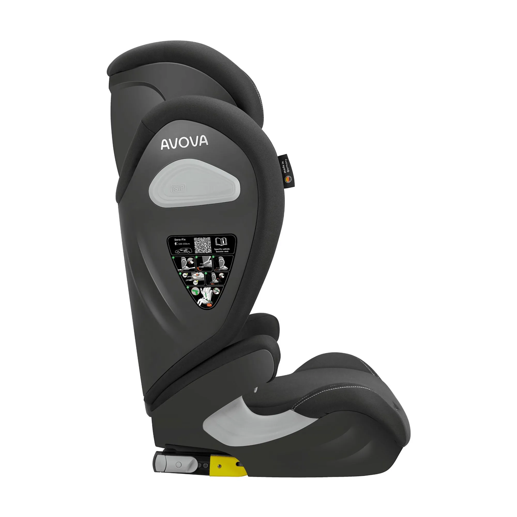 Best Sora-Fix Koala Grey Kinder Kindersitze Isofix|Kindersitze 15-36 Kg, Gruppe 2/3