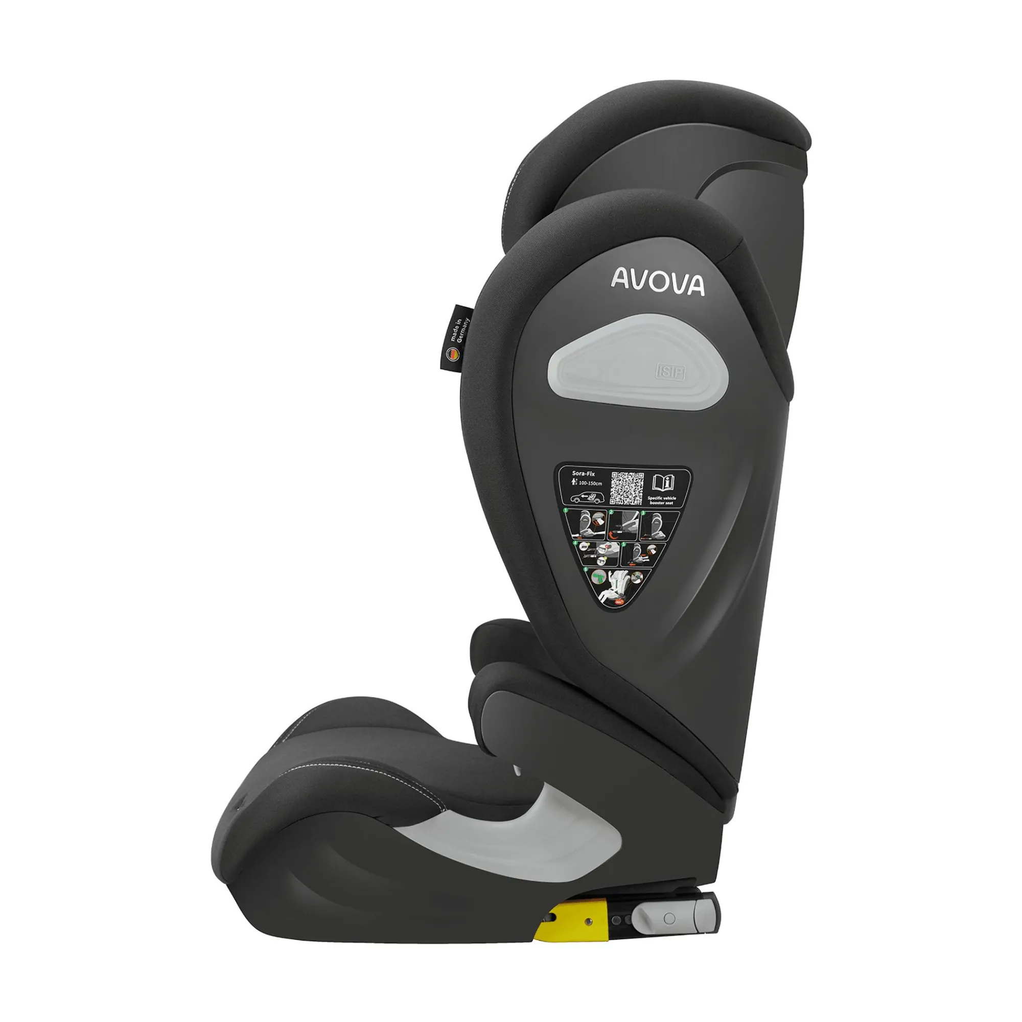 Best Sora-Fix Koala Grey Kinder Kindersitze Isofix|Kindersitze 15-36 Kg, Gruppe 2/3
