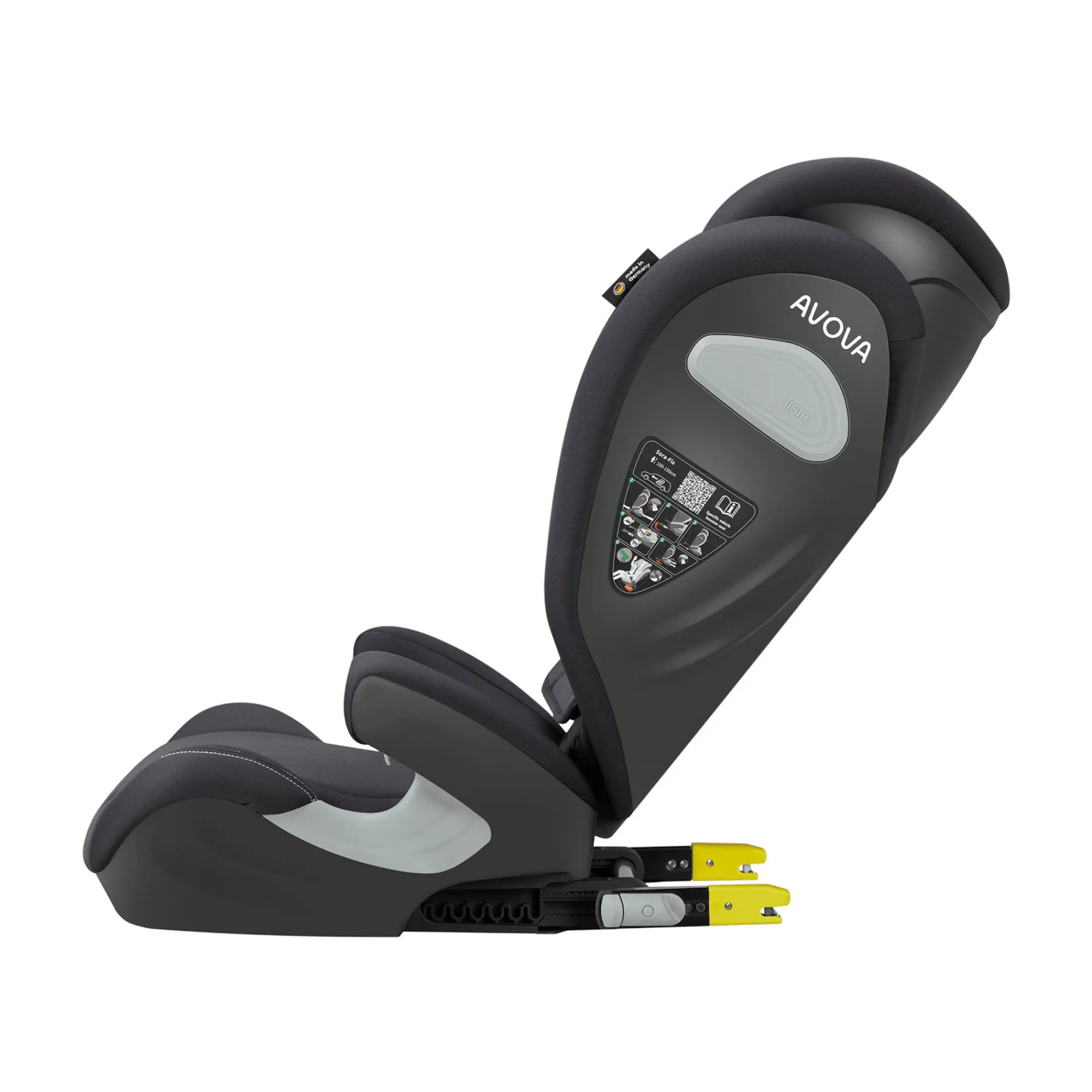 Best Sora-Fix Koala Grey Kinder Kindersitze Isofix|Kindersitze 15-36 Kg, Gruppe 2/3