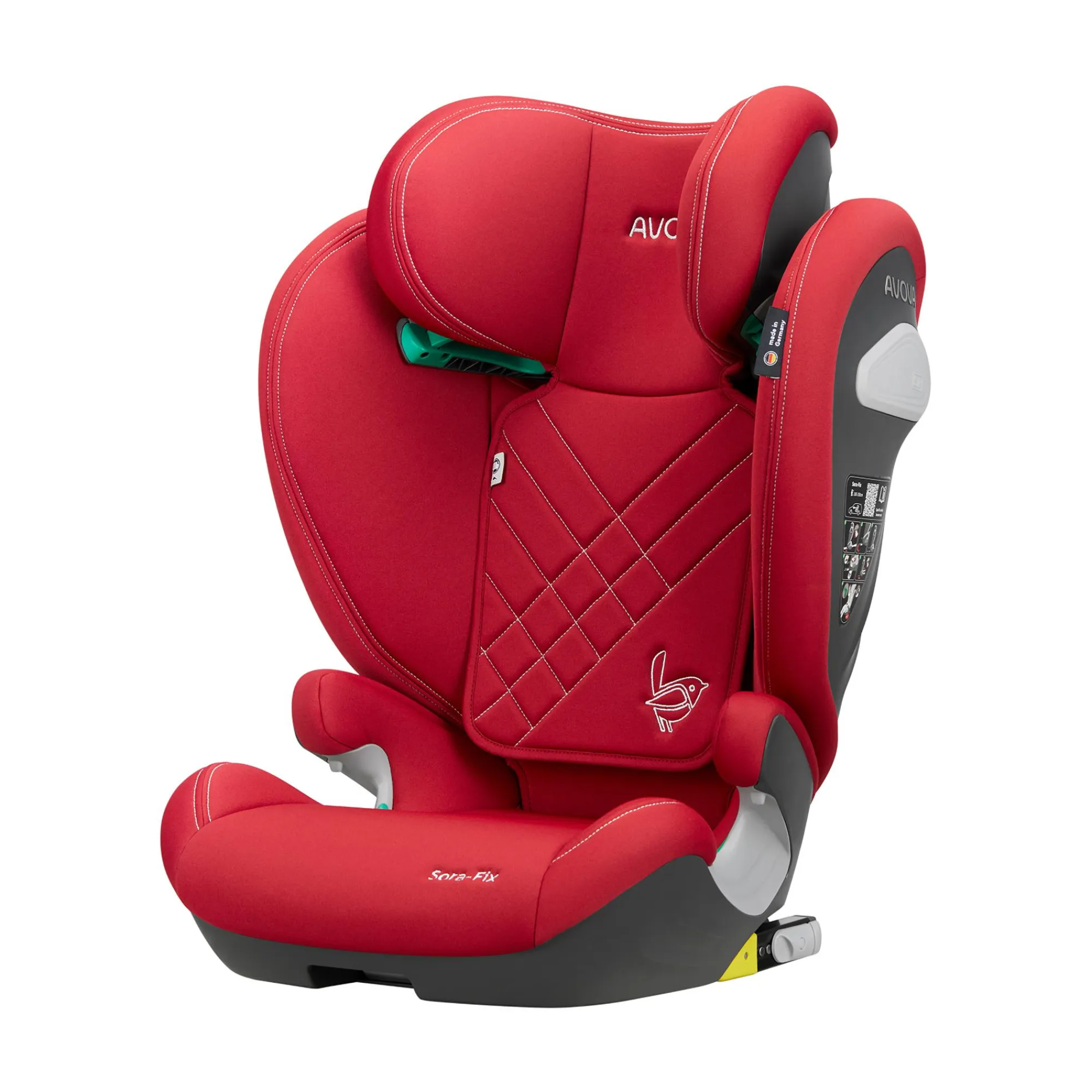 Best Sora-Fix Maple Red Kinder Kindersitze Isofix|Kindersitze 15-36 Kg, Gruppe 2/3
