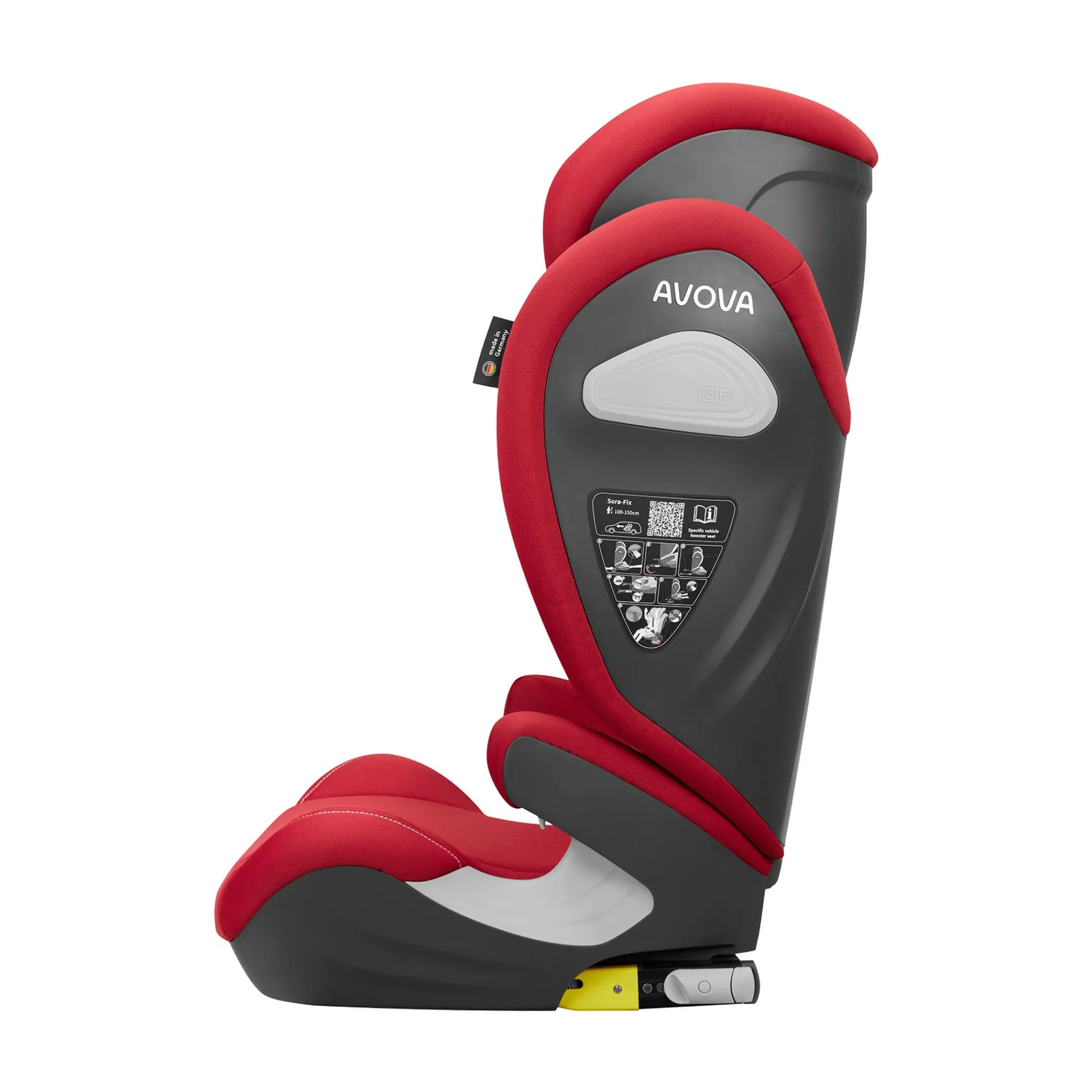 Best Sora-Fix Maple Red Kinder Kindersitze Isofix|Kindersitze 15-36 Kg, Gruppe 2/3