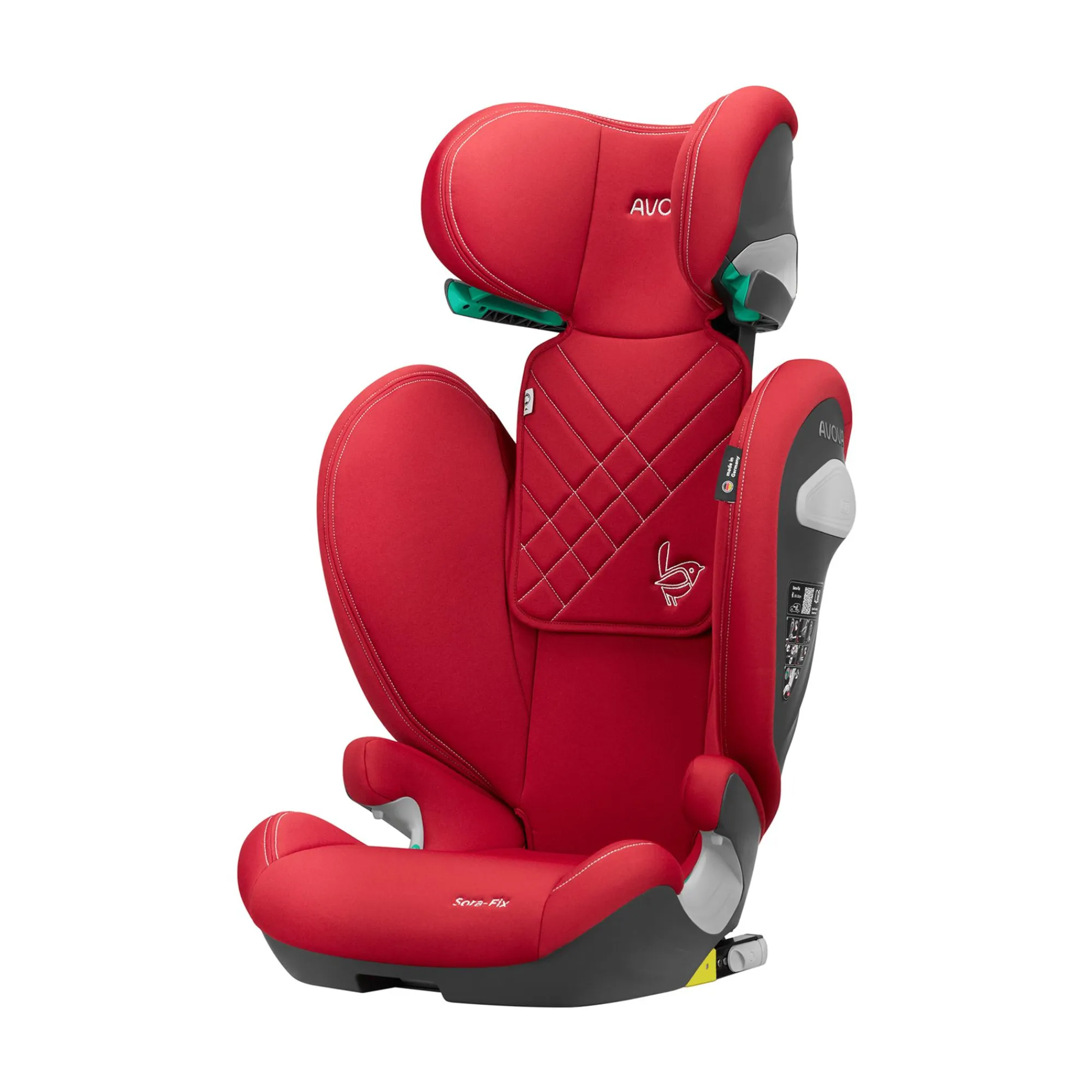 Best Sora-Fix Maple Red Kinder Kindersitze Isofix|Kindersitze 15-36 Kg, Gruppe 2/3
