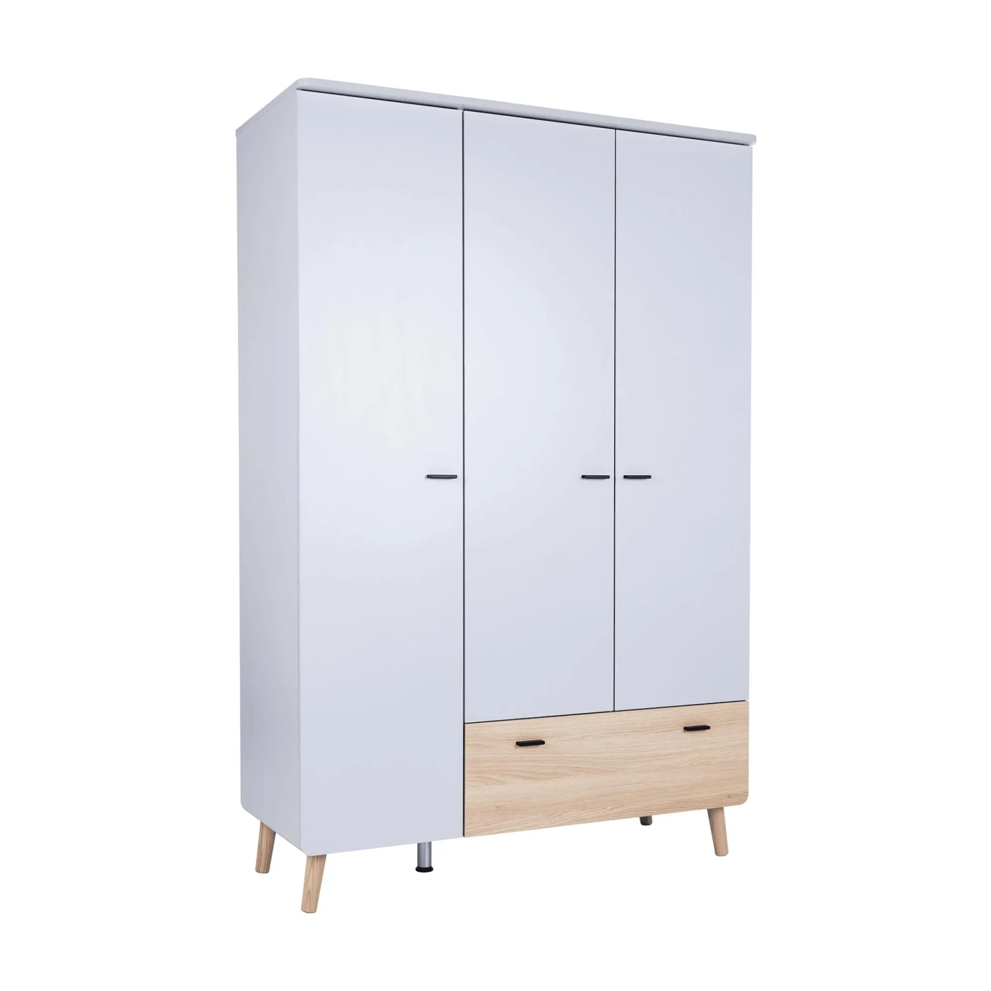 Clearance 3-teiliges Babyzimmer Lovis mit Kommodenfüße 85 cm für die breite Wickelkommode Babyzimmer Sets