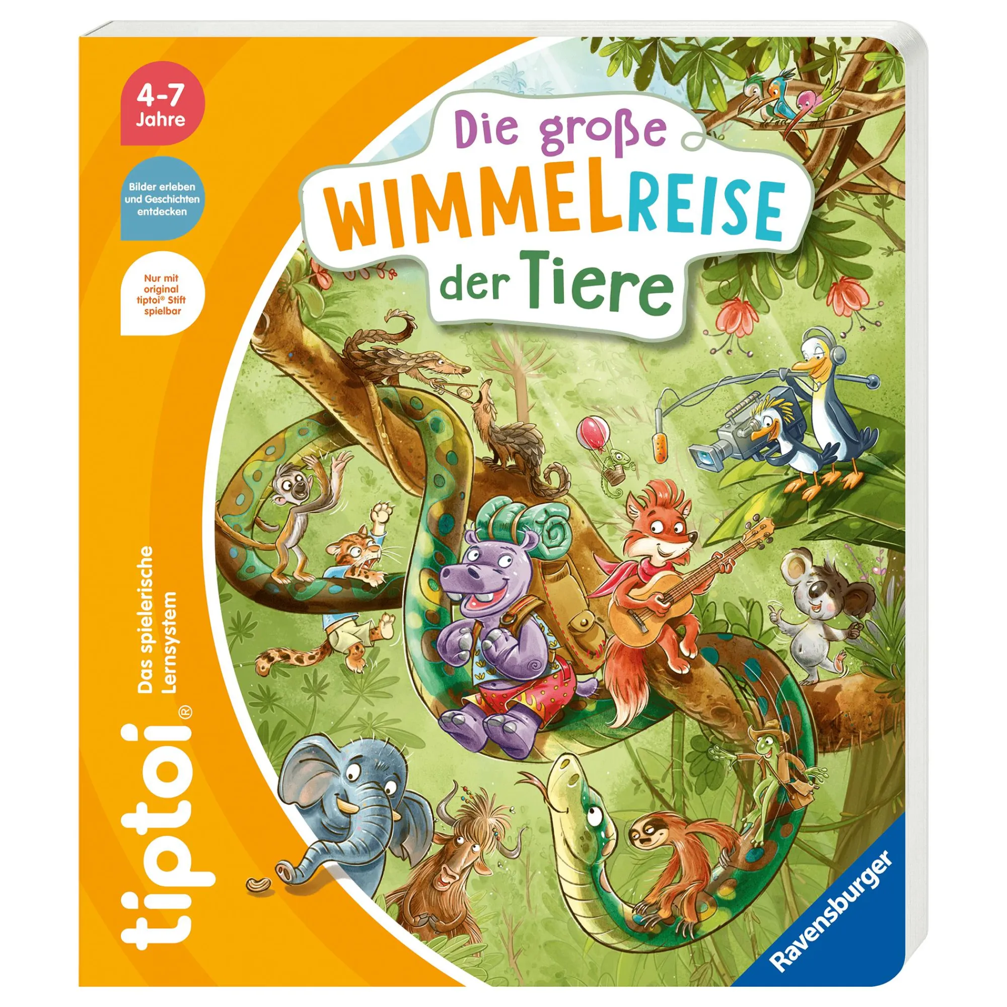 ® Die große Wimmelreise der Tiere Kinder Lernspielzeug|Kinderbücher