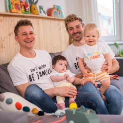 Clearance T-Shirt "Don't worry, be family" Umstandsoberteile