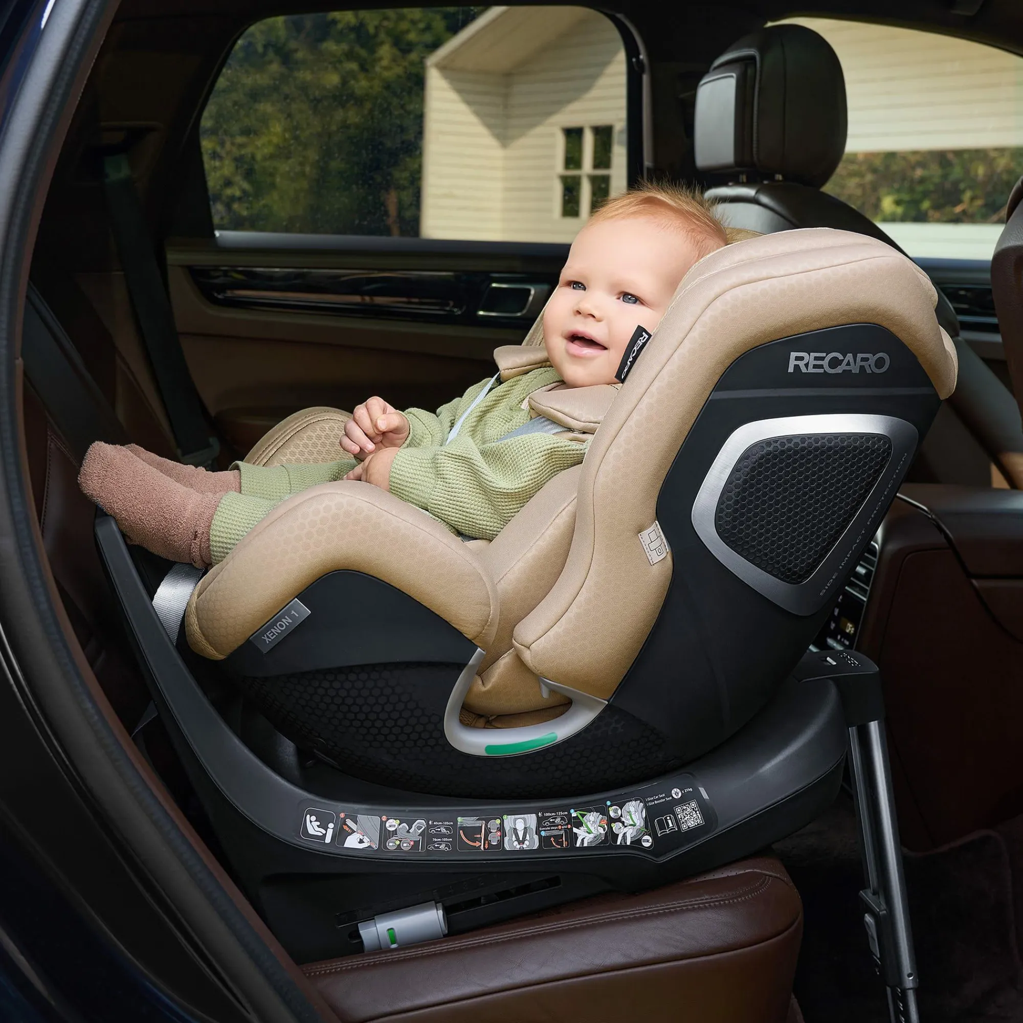 Xenon 1 Kinder Kindersitze Isofix|Reboarder 0-18 Kg, Gruppe 0+/1