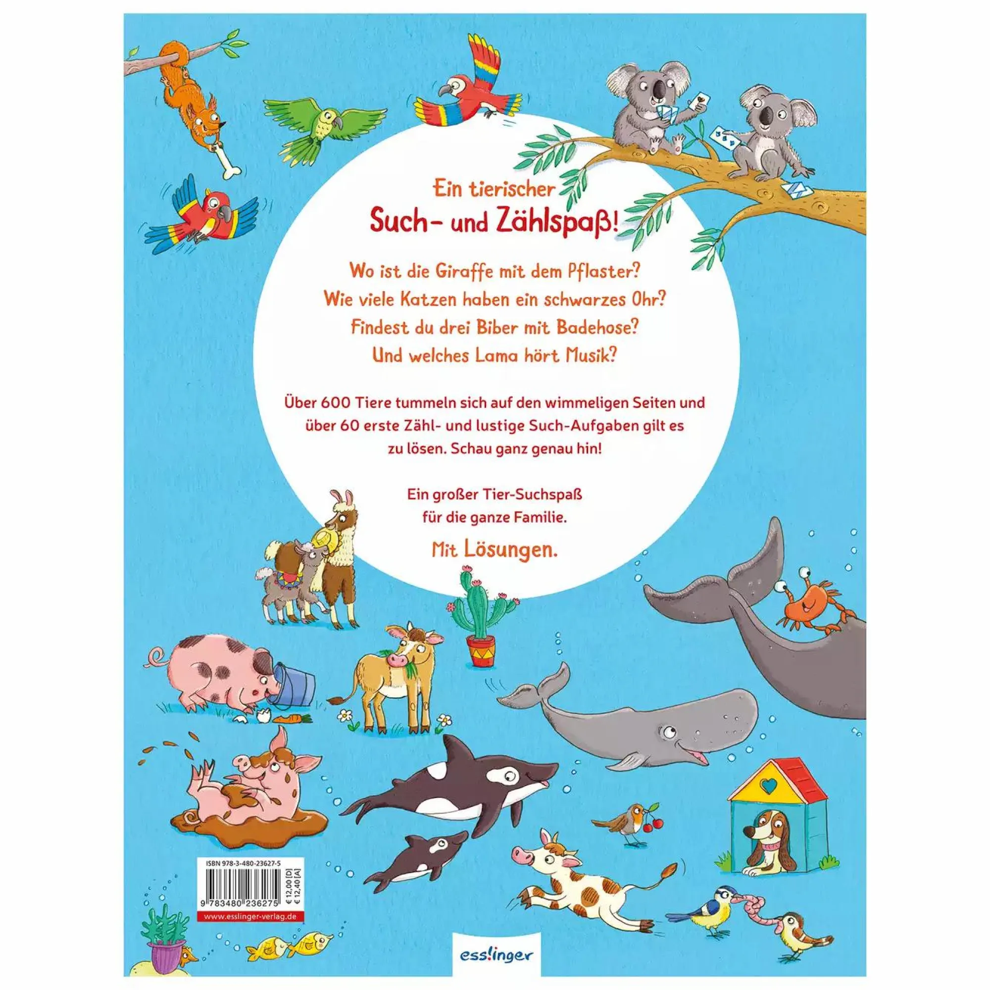 Zähl mal, such mal! Tiere Kinder Kinderbücher|Spielzeug Ab 3 Jahren