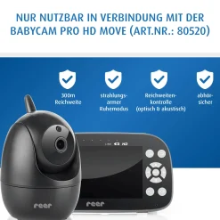 Clearance Zusatzkamera BabyCam Pro HD Move Babyphone
